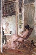 John William Waterhouse The Loggia oil painting